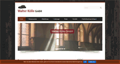 Desktop Screenshot of koelle-bestattungen.de